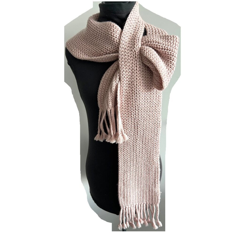 Kuna Light Pink Baby Alpaca Scarf